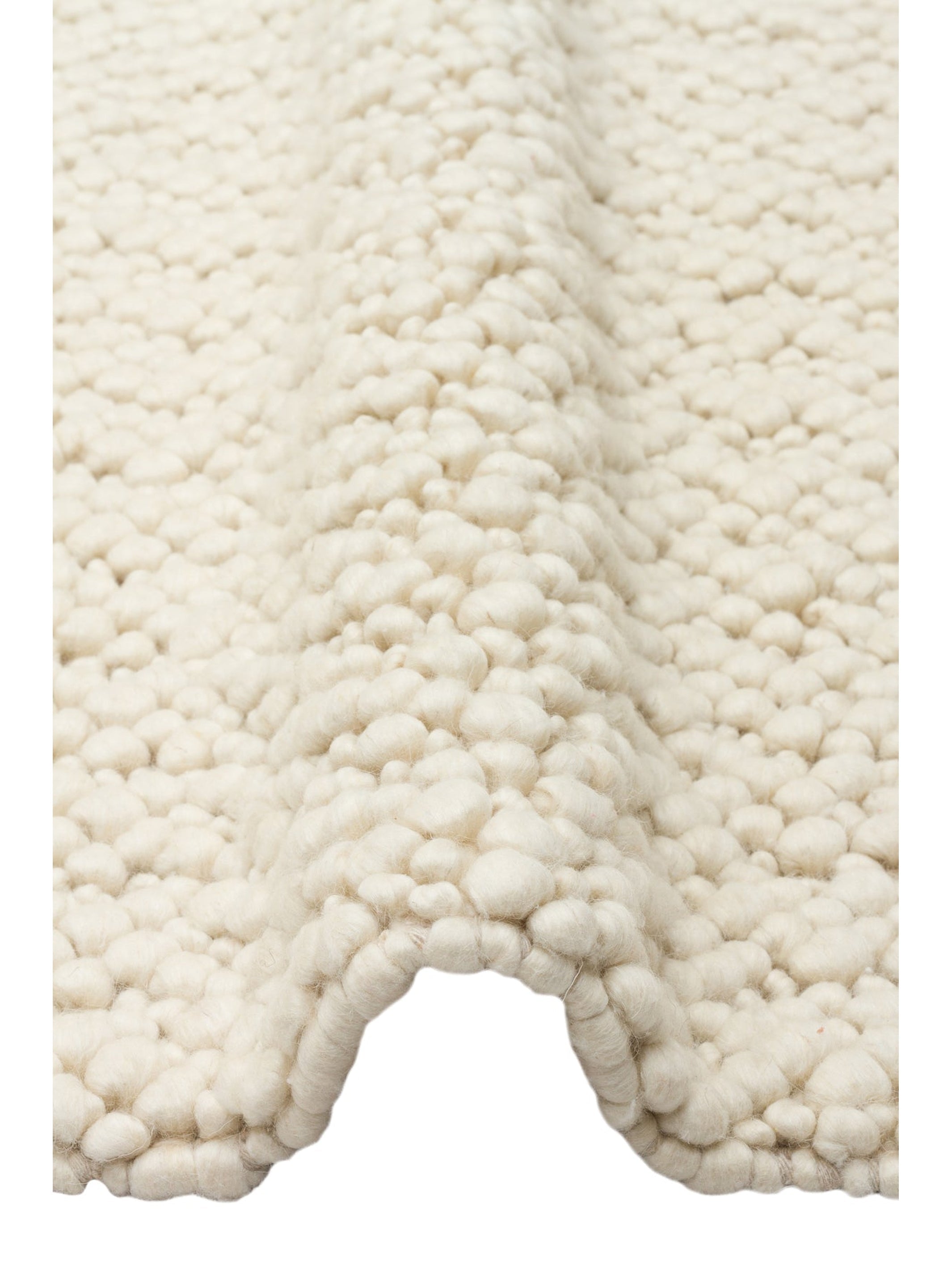 Woolstar %100 Naturel Kazak Desenli Salon Oturma Odası Koridor Antre El Dokuma Örgü Halı 06 CREAM