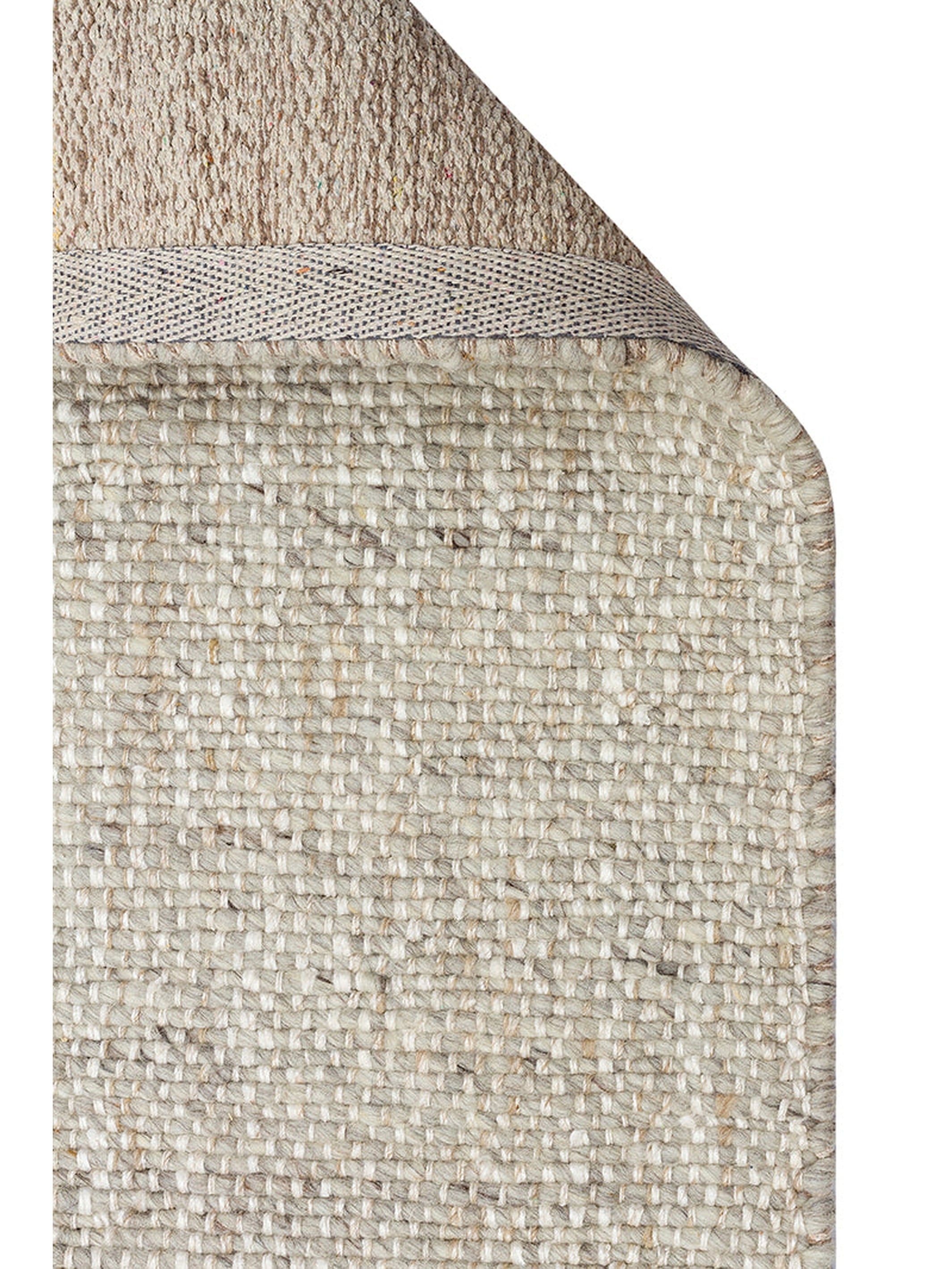 Puralana Serisi %100 Naturel Yün ve Pamuk El Dokuma İskandinav Salon Oturma Odası Yatak Odası Halı GRY