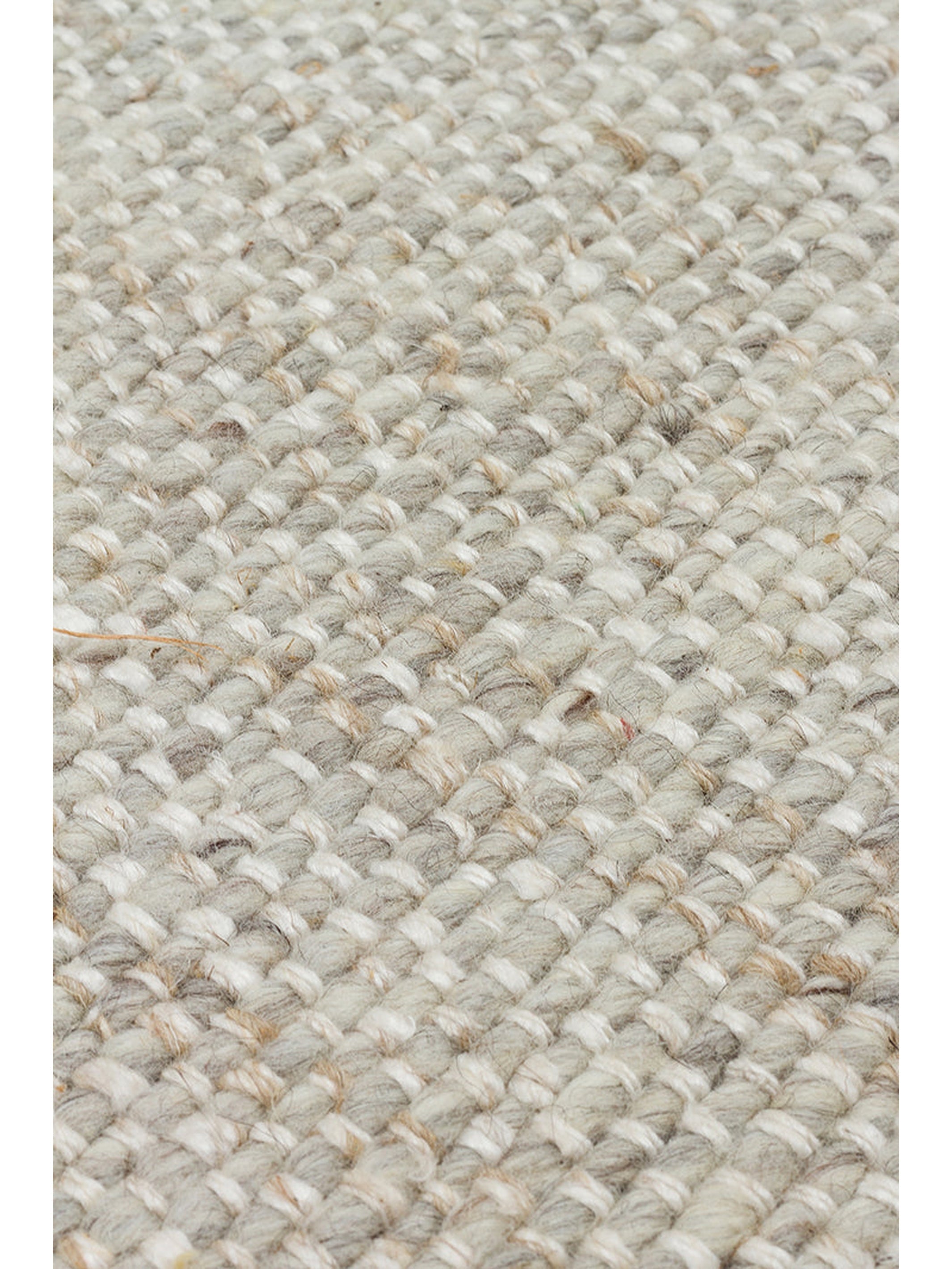 Puralana Serisi %100 Naturel Yün ve Pamuk El Dokuma İskandinav Salon Oturma Odası Yatak Odası Halı GRY