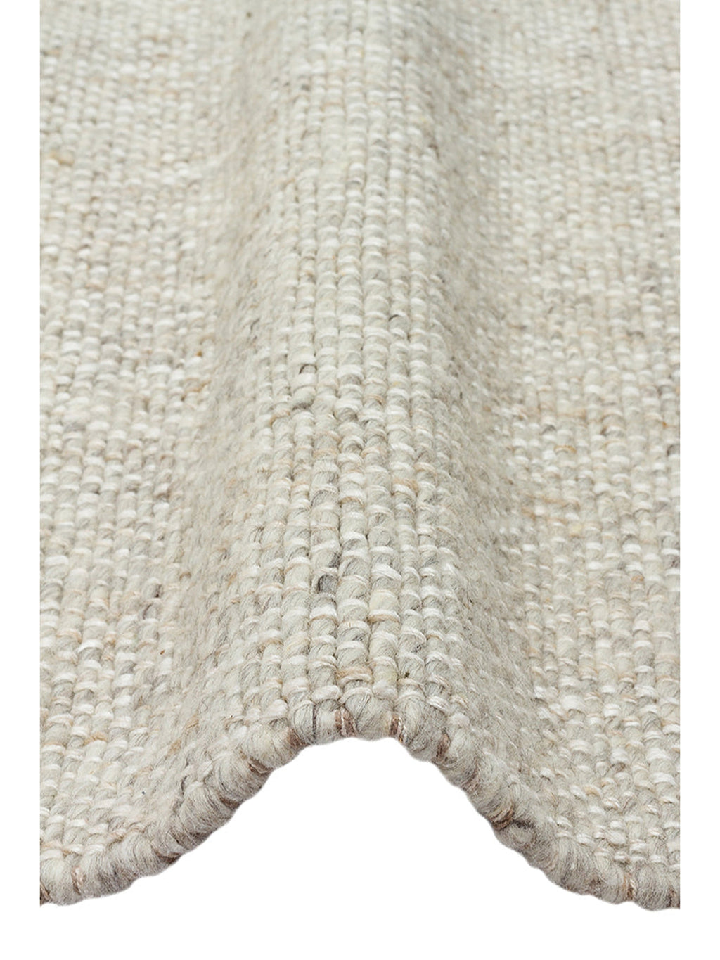 Puralana Serisi %100 Naturel Yün ve Pamuk El Dokuma İskandinav Salon Oturma Odası Yatak Odası Halı GRY